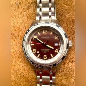 Like new condition Chronofixe GMT Sous Marine World Time Watch (6012)
